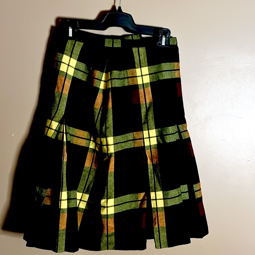 😄100% Virgin Wool Union Made Skirt Waist 13.5